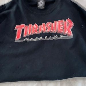 Thrasher magazine crop top